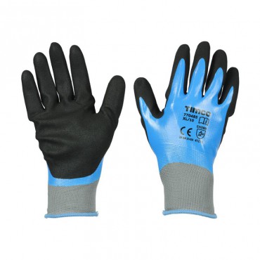 Timco Waterproof Grip Gloves Large